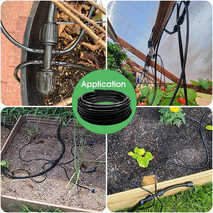 Maotong 20 FT 1/2 inch Drip Irrigation Tubing Main Line Hose for Garden Irrigation System