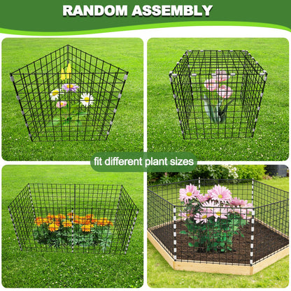 12x12 Inch Chicken Wire Mesh Plant Protectors from Animals Garden Netting Plant Covers Bird Netting for Garden Plant Cages for Outdoor Plants Garden Cloche