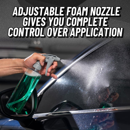Chemical Guys Heavy Duty Bottle Sprayer - Chemical Resistant Trigger for Car Detailing, Adjustable Mist to Stream, High Output, for Cleaners, Sprays, Degreasers (ACC_121.16HD3) - 16 Oz, 3 Pack
