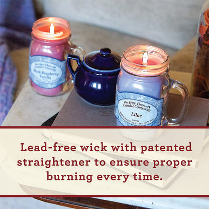 Our Own Candle Company, Pineapple Punch Scented Mason Jar Candle, 100 Hour Burn Time, 13 Ounces