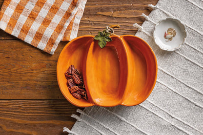 Mud Pie Thanksgiving Triple Dip Pumpkin Server