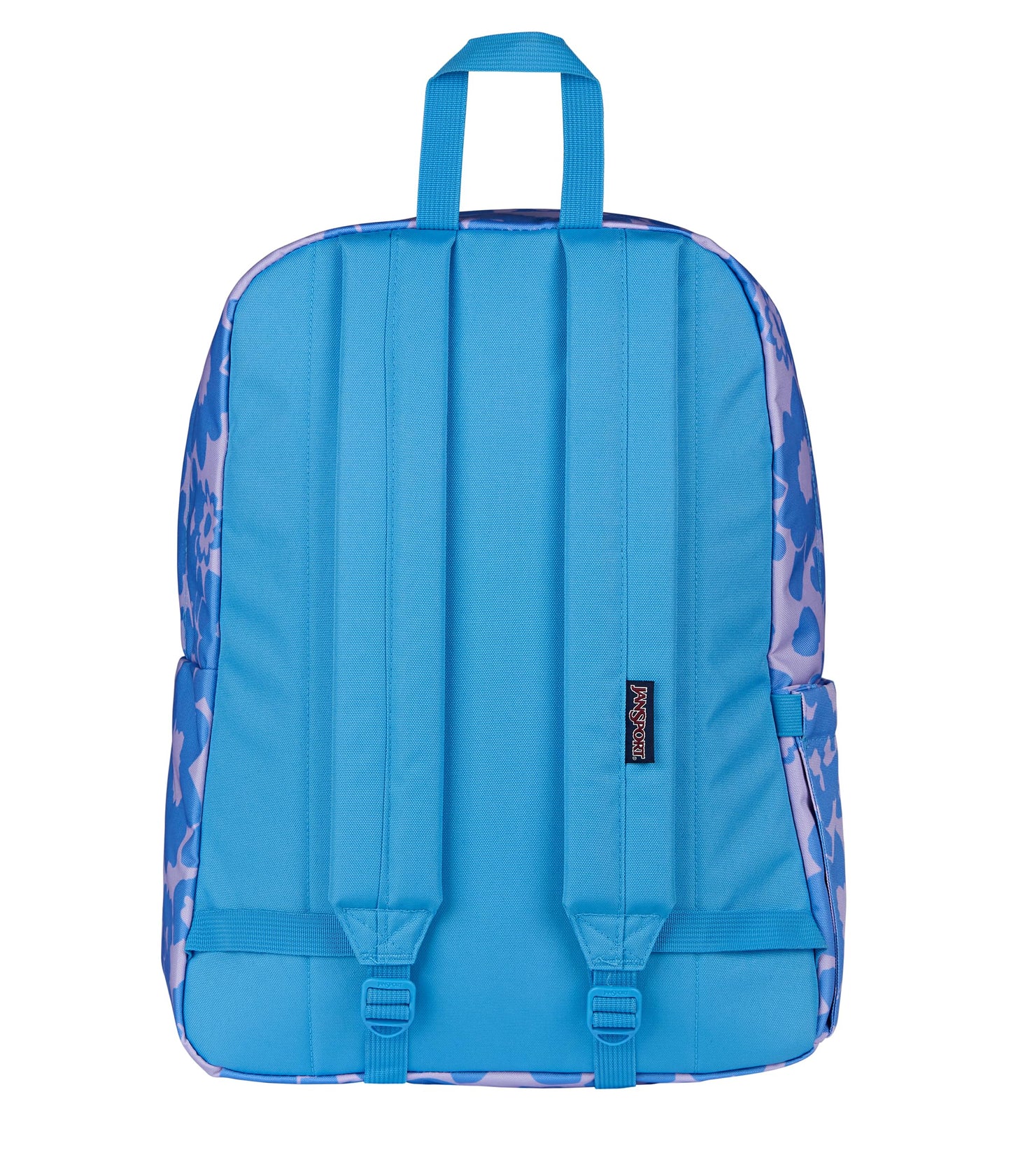JanSport SuperBreak Plus Backpack with Padded 15-inch Laptop Sleeve and Integrated Bottle Pocket - Spacious and Durable Daypack for Work and Travel - Blossom Bae Blue