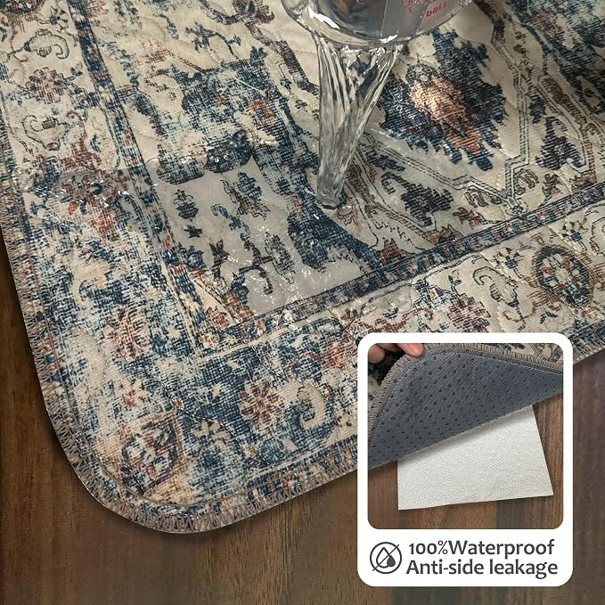 Washable Pee Pads for Dogs, Reusable Puppy Potty Training Pads, Ultra-Absorbent Thick Waterproof Leak-Proof Non-Slip Pads & Mat for Crate, Playpen, Floor, Whelping & Housebreaking , 2 Pack 36"x72"