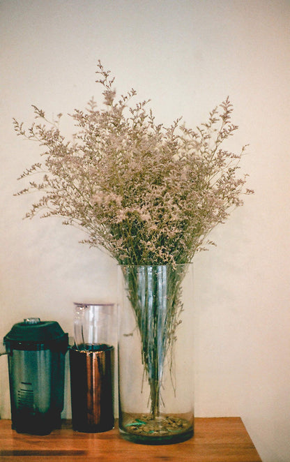 WGV Cylinder Vase Bulk, Width 6", Height 14", Clear Glass Container Terrarium Candle Holder for Wedding Centerpiece, Party Event, Home Decor, 6 Pieces