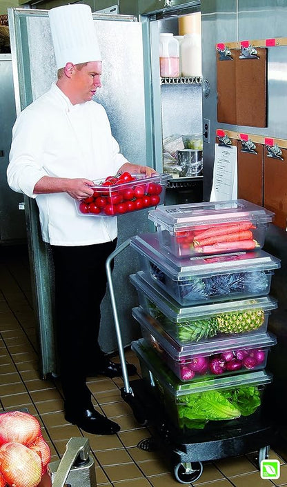Rubbermaid Commercial Products Food Storage Box, 3.5 Gallon Capacity, White, for Restaurant/Kitchen/Cafeteria