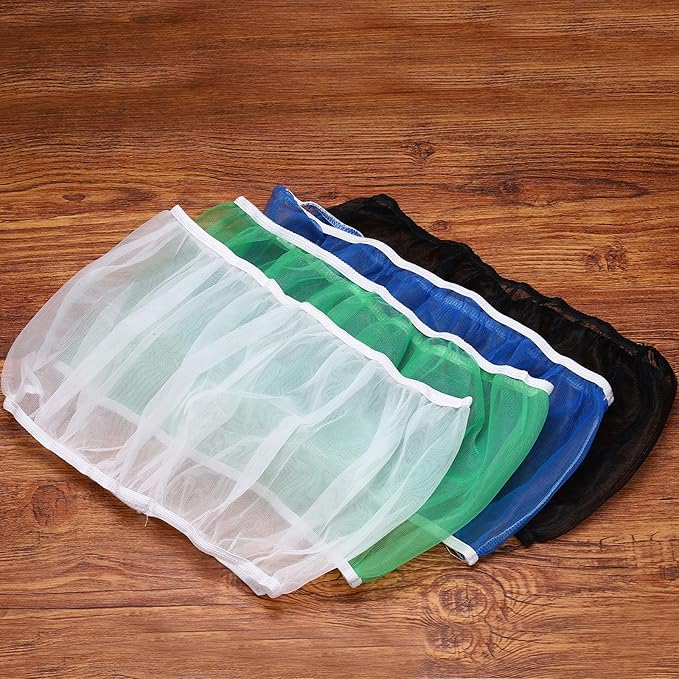 Bird Cage Seed Catcher, Bird Cage Net Cover Seeds Guard, Universal Birdcage Accessories, Black, Circumference 31.5"-43.3", Height 7.9" for Parrot Cockatiel Enclosures