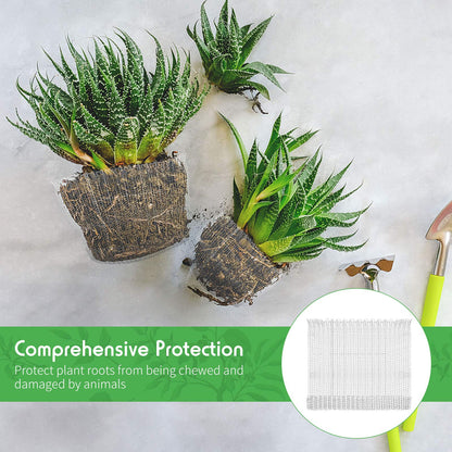 Shappy 10 Pieces Root Guard Gopher Baskets 1 Gallon Stainless Steel Plant Wire Mesh Gopher Cages Anti Vole Animal Plant Baskets