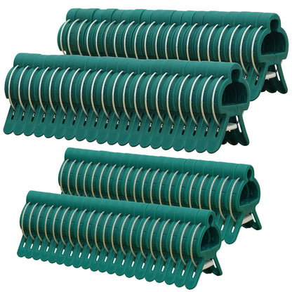 Gardzen 80 Pcs Garden Plant Clips, Plant Support Clips for Securing Stems, Flowers or Climbing Vines to Tomato Cages, Trellis