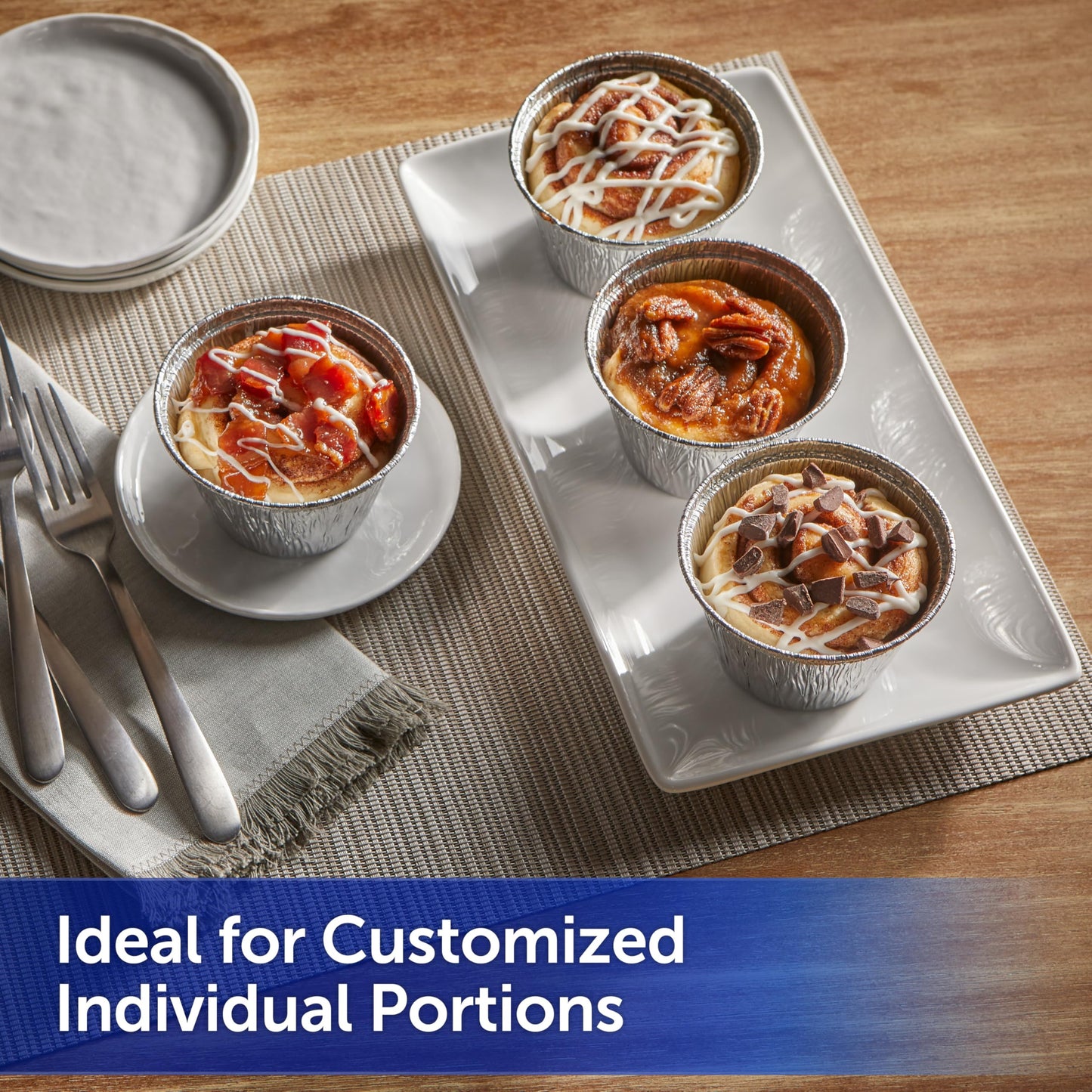 Reynolds Kitchens Air Fryer Liners Disposable, Unbleached Parchment Paper Sheets, 50 Count