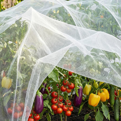 10FT x 20FT Garden Netting Ultra Fine Mesh Netting Plant Cover Insect Bird Netting Barrier for Garden Protection Row Cover for Raised Beds/Greenhouse Vegetables Fruits Flowers Trees