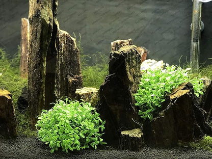 Aquarium Decorations Fish Tank Artificial Green Water Plants Made of Soft Plastic, Safe for All Fish & Pets (Style-3)
