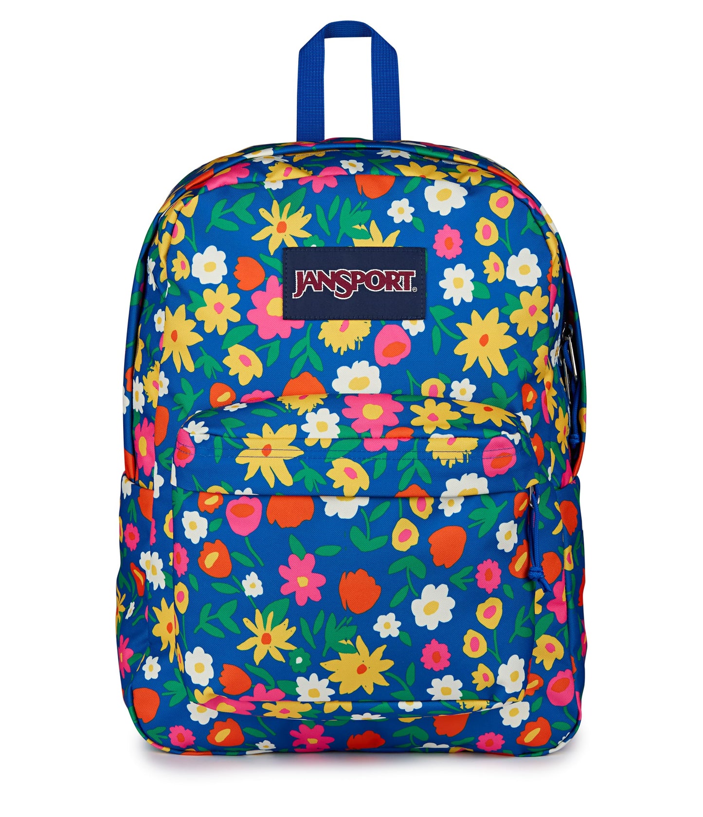 JanSport SuperBreak One Backpack - Durable, Lightweight Bag with 1 Main Compartment, Front Utility Pocket with Built-in Organizer, Premium Backpack, Flower Market