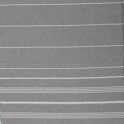 Bersuse Towels Anatolia XL Beach Blanket Throw Blanket Turkish Towel 100% Cotton Extra-Large Quick-Dry Lightweight Premium Peshtemal Towel - 61x82 Inches, Anthracite (Set of 3)