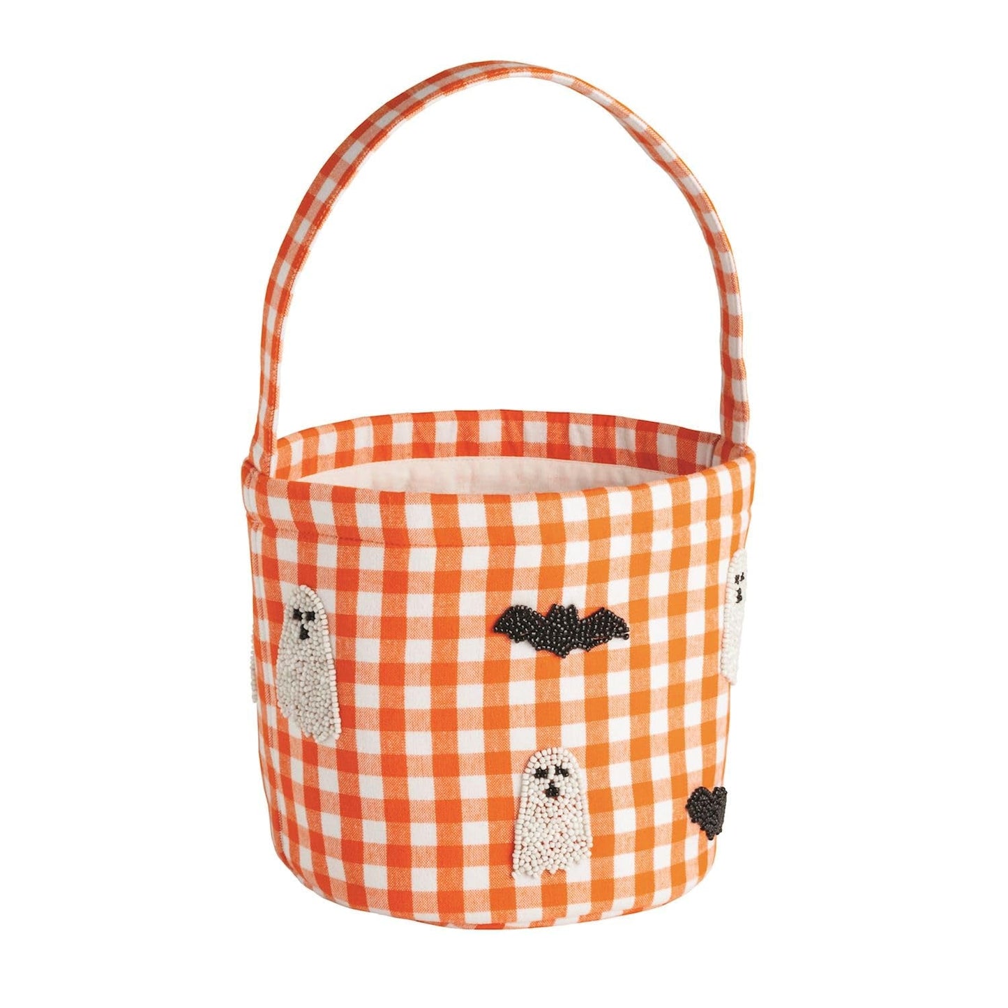 Mud Pie Halloween Ghost Beaded Treat Bucket