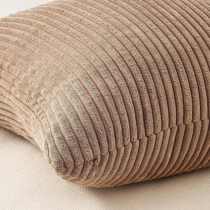 Topfinel 20x20 Sofa Pillow Covers Rust and Olive Green Velvet Throw Pillow Covers Boho Farmhouse Cushion Cases Soft Corduroy Fall Home Decor for Couch Bed Sofa Living Room Pack of 4