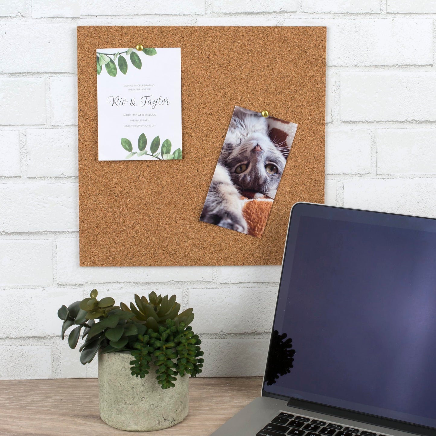 Quartet Cork Tiles, Bulletin Board Cork Panels 12" x 12" x 3/16", Natural, 4 Pack (102)