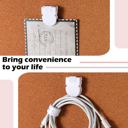 Feifeiya 15 Pcs Cubicle Clips Fabric Panel Cubicle Accessories Fabric Partition Panel Wall Clip Office Photos Wall for Notes Memos Standard Size, 40-Sheet Capacity (White)