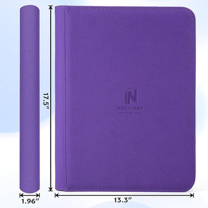 1000+ Pockets Premium Trading Card Binder, 16 Pockets Trading Card Binder Ringless Side Loading Trading,Card Holder Folders for MTG, TCG, Game Cards & Sports Cards(Purple)