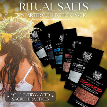 Pink Himalayan Salt for Love, Self-care, and Healing Rituals – Himalayan Pink Salt Ideal for Baths, Spells, and Circle Casting – 5 Oz Bag, Witches & Wiccan