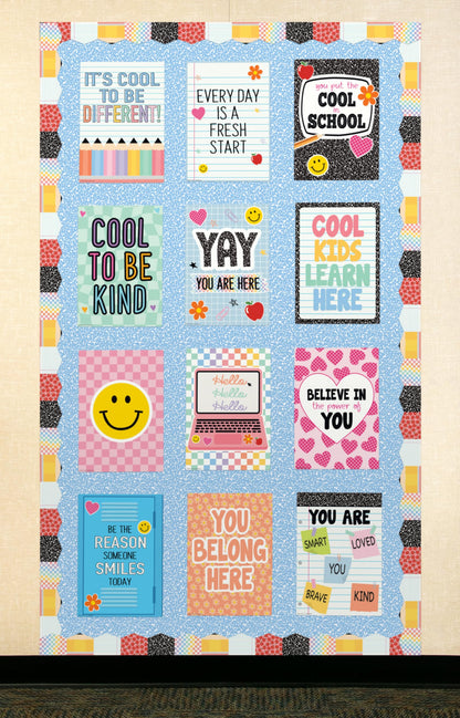 Teacher Created Resources Cool for School Positive Sayings Educational Poster Pack (TCR9326)
