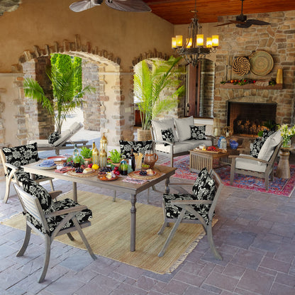 Arden Outdoor Toss Pillow, 2 Pack, 16 x 16, Rain-Proof, Fade Resistant Pistachio Botanical