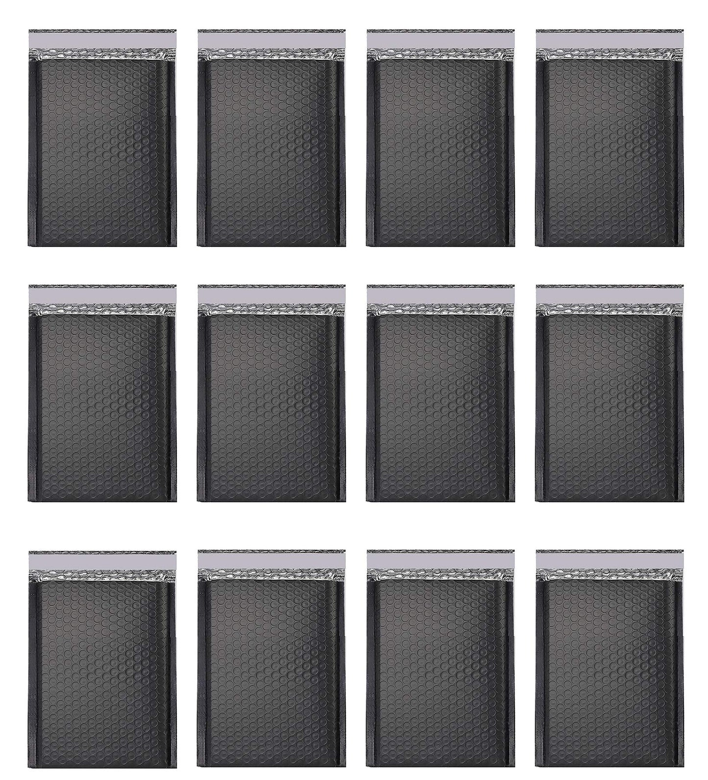 25Pack 5x7 Inches outside Small Black Poly Bubble Lined Mailers Padded Shipping Envelopes Self Seal Mailer Waterproof, Shockproof and Dustproof(Black 5x7 Inches-25pcs)