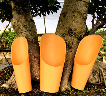 Plastic Soil Scoopers by Tinyroots - Set of 3 Soil Scoop Set, Used by Kaikou School of Bonsai Since 1987
