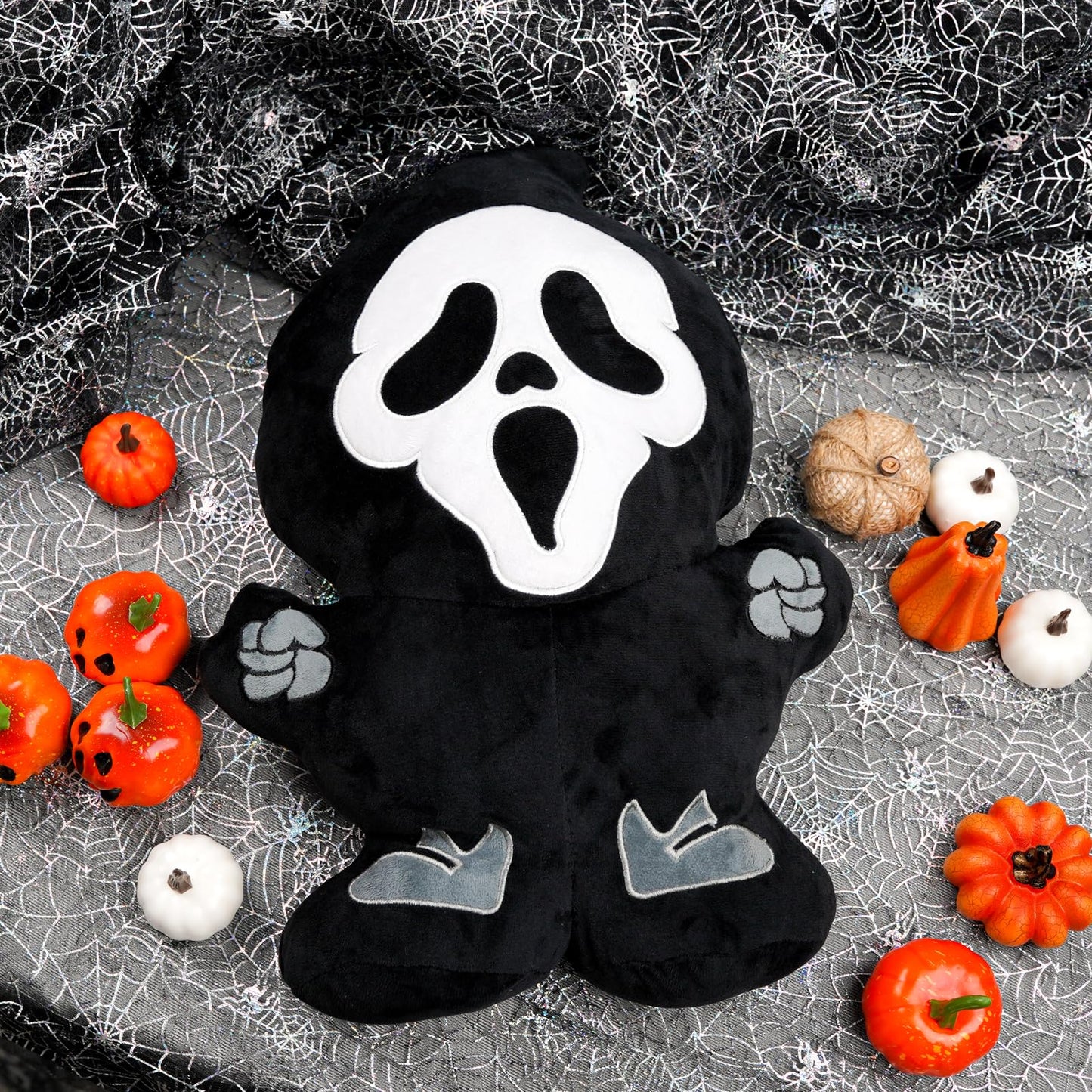 GAGEC Halloween Ghost Pillow Funny Spooky Ghost Throw Pillows 15.8 Inch Halloween Home Sofa Decorations Horror Decor for Friends Family