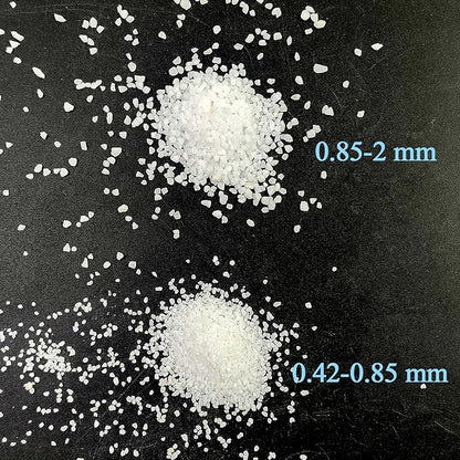 FANTIAN 10 lbs Aquarium Sand, 0.4-0.8 mm Aquarium Gravel for Fish Tank. Decorative White Sand for Fish Tank, Paintings, Plants Potted, Candle, Vase and Crafts