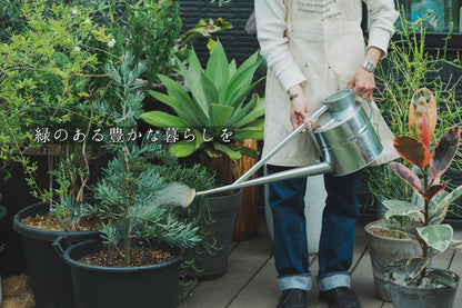 Onoe Gardening Joro 8L (8 L) Galvanized Tin Watering Can, Soft Sprinkling, Fine Granults, Hard to Clog, Fine Tube, Large Capacity, 2.8 lbs