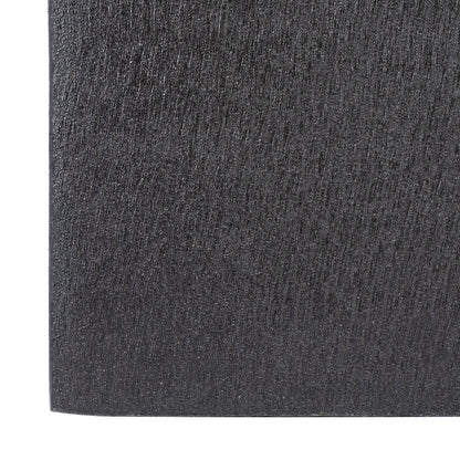 SAFAVIEH Outdoor - Larlen Black Concrete Ficonstone Planter Pot, Frost Resistant Modern Cube Planter for Patio, Deck, Garden, No Drainage, 12.9" W x 12.9" D x 12.9" H (PAT1520A)