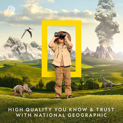 National Geographic Stunning Chemistry Set - Mega Science Kit with 45 Easy Experiments- Make a Volcano and Launch a Rocket, STEM Projects for Kids Ages 8-12, Science Toys (Amazon Exclusive)