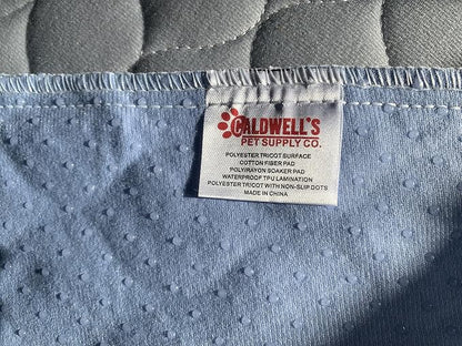Caldwell's Pet Supply Co. 60x60 Potty Pads, Washable Pee Pads for Dogs, Reusable Pee Pad for Dogs, Puppy Potty Mat, Whelping Rug, Reusable Puppy Mat, Waterproof Rug for Dog, for Large Dog