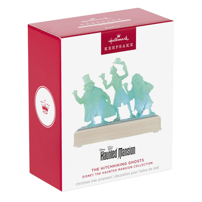 Hallmark Keepsake Christmas Ornament, Disney The Haunted Mansion Collection The Hitchhiking Ghosts with Light and Sound