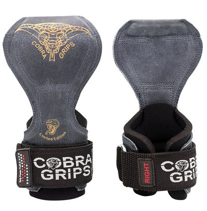 Cobra Grips PRO Weight Lifting Gloves Heavy Duty Straps Alternative Power Lifting Hooks for Deadlifts Adjustable Neoprene Padded Wrist Support Bodybuilding