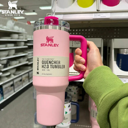 Plating Black Stanley Quencher H2.0 Tumbler – 40 oz Travel Cup