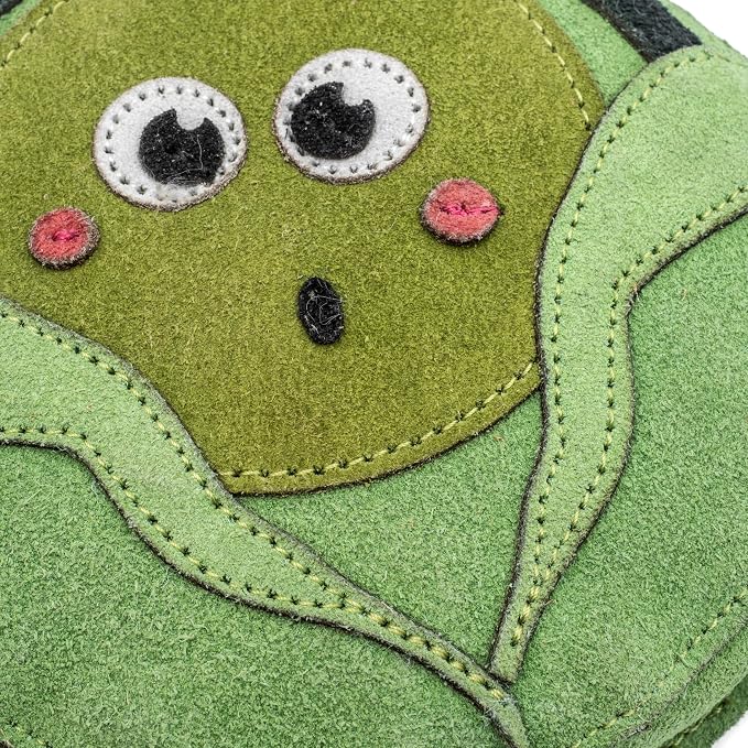 Fuzzl Eco Leather Super Sprout Natural and Tough Dog Toys - Long Lasting Chew Toys for Aggressive Chewers - Strong Dog Toy for Dogs and Puppy