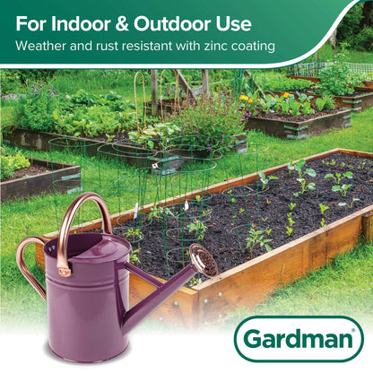 Gardman R34881 1 Gallon Watering Can, Deep Violet