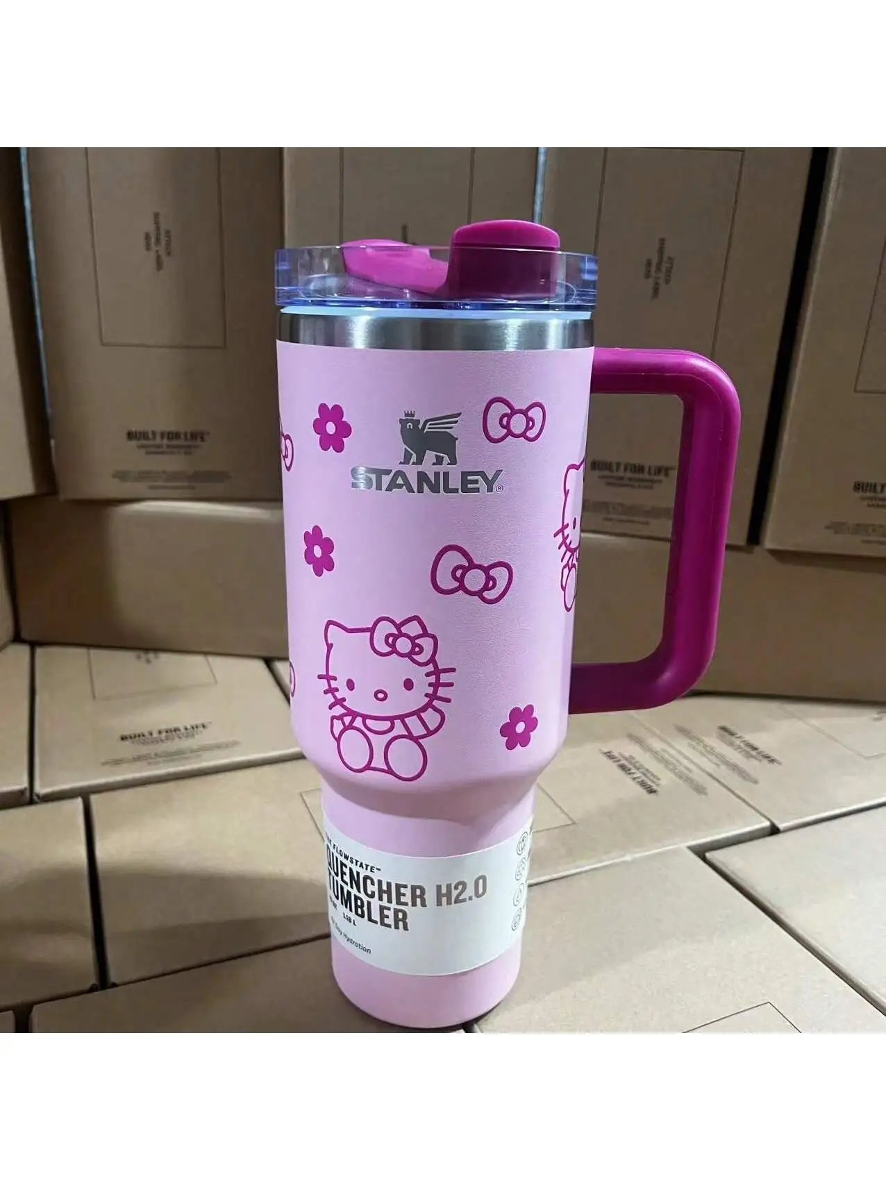 Hot Pink Quencher H2.0 Tumbler – 40 oz Travel Cup